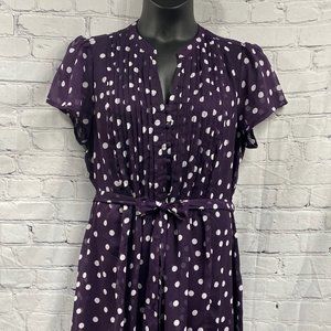 JBS Woman | Purple Polka Dot Dress